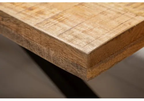 Jedálenský stôl 39443 180x90cm Masív drevo Mango prírodné - Komfort-nábytok