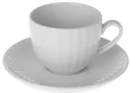 LUBIANA Daisy šálky na kávu White, 6 x 200 ml