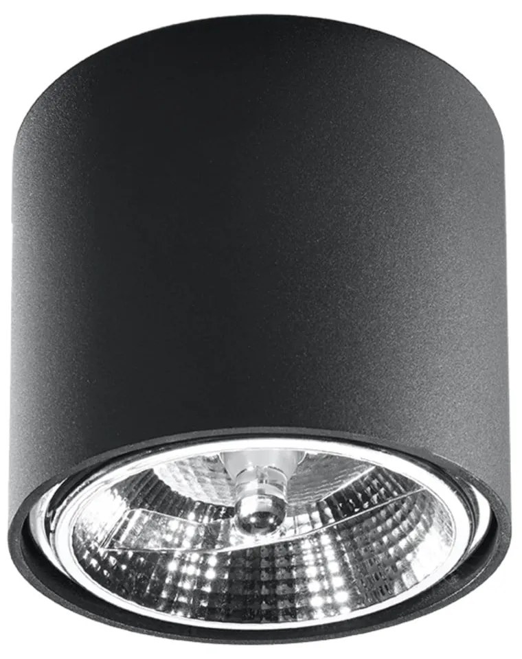 Čierne stropné svietidlo Nice Lamps Luigi