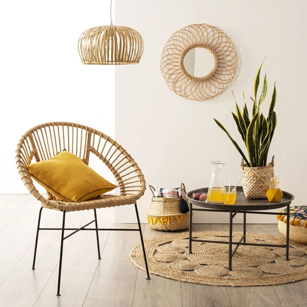 Zrkadlo Rose, hnedé