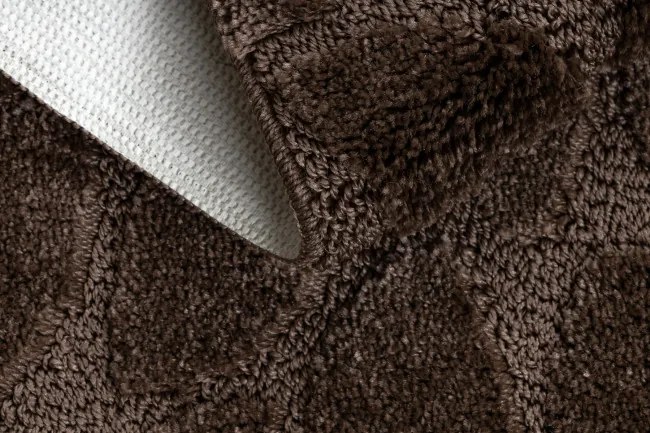 Kúpeľňový koberček SUPREME LINES kamienky, hnedý