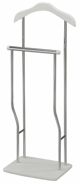 Nemý sluha Elias - chróm / biela