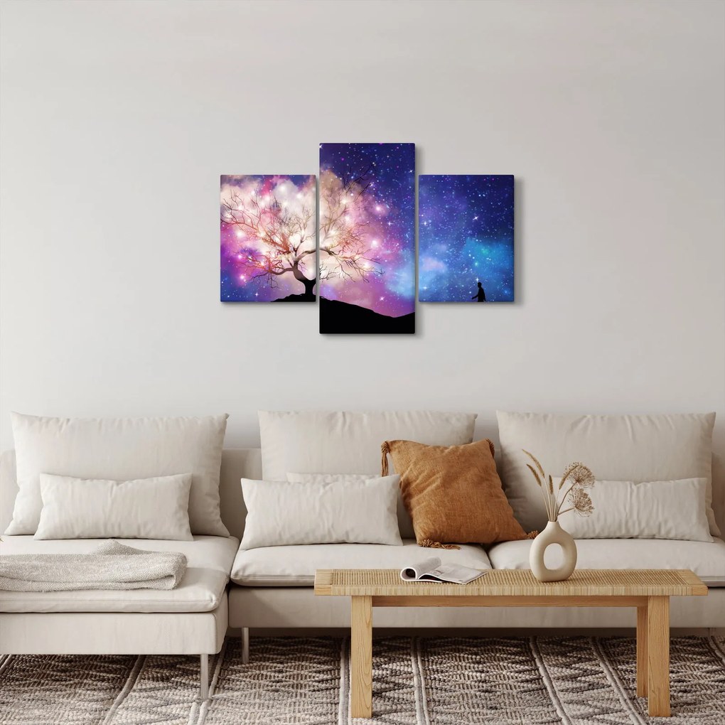Obraz - Vesmírny strom (90x60 cm)