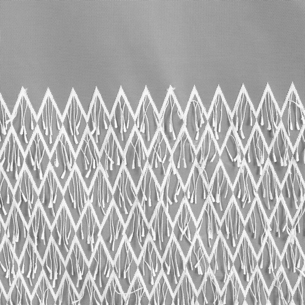 ZÁCLONA NA PÁSKE AMY 300X150 CM BIELA