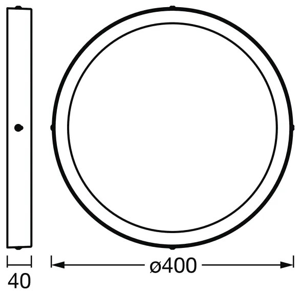 Ledvance - LED Stmievateľné stropné svietidlo SMART+ DOWNLIGHT LED/22W/230V Wi-Fi