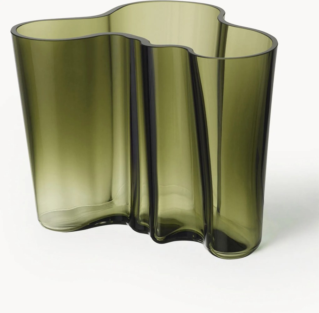 Ručne fúkaná váza Aalto, V 16 cm