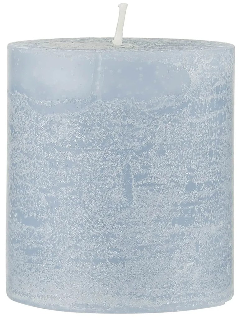 IB LAURSEN Sviečka Rustic Candle Light Blue 7,5 cm