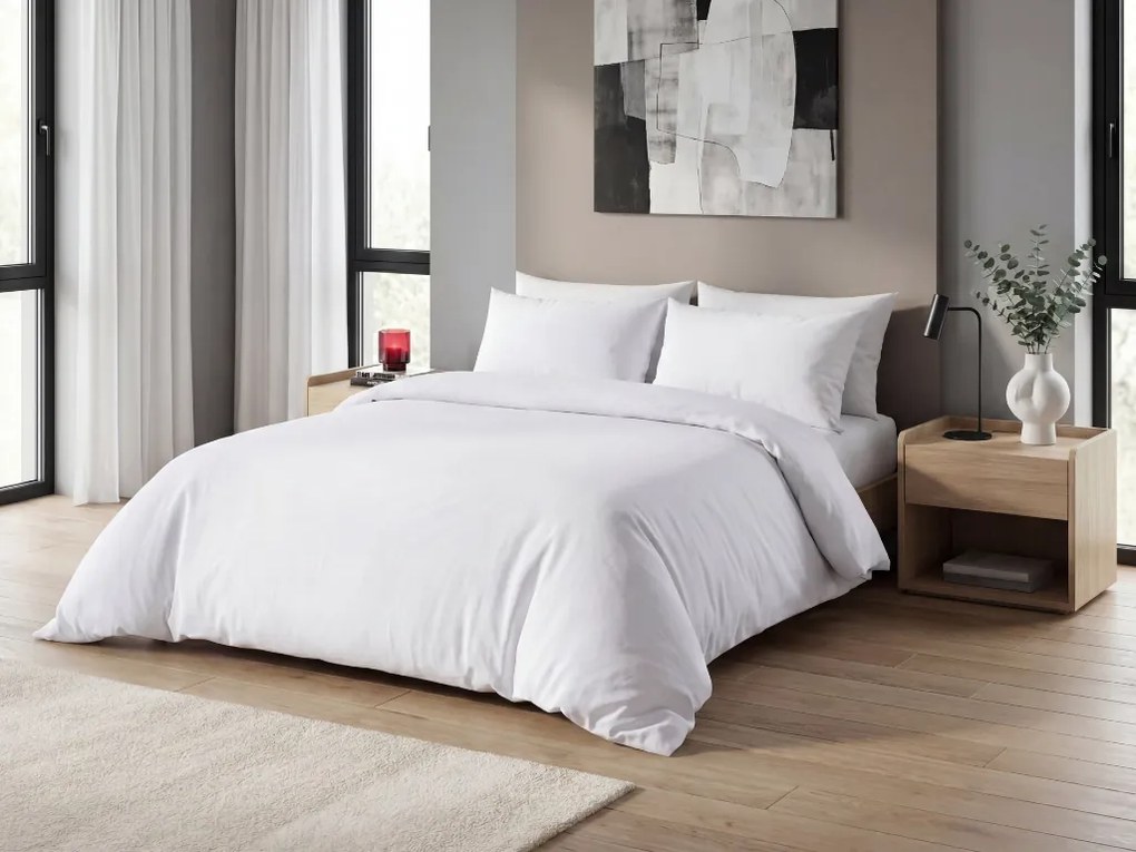 Bavlnené obliečky CALMORA biele Rozmer obliečky: 2 ks 70 x 90 cm | 200 x 200 cm