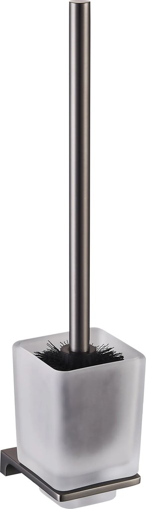 Slezák - RAV WC kefa, sklenená miska NIL - NLA0500MG, Metal Grey