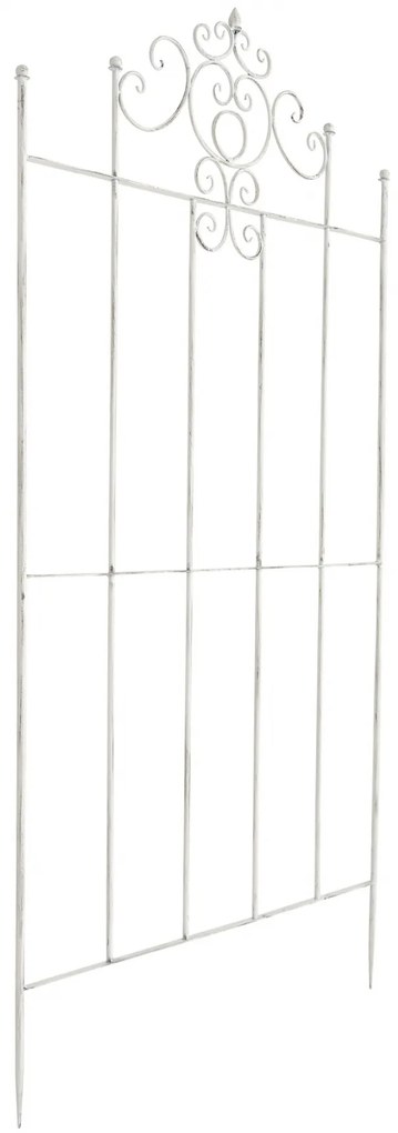 Mriežka na popínavé rastliny Paula - 180 x 85,5 cm - Biela antik