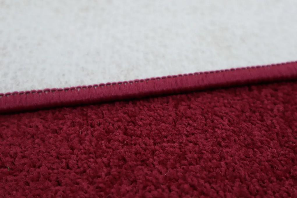 Vopi koberce Kusový koberec Eton vínovo červený štvorec - 180x180 cm