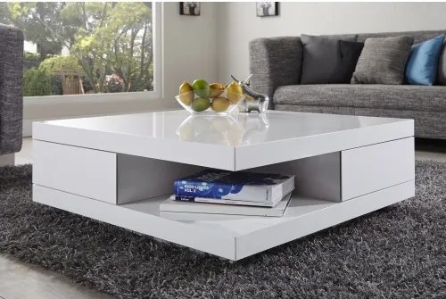 Konferenčný stôl 36186 70x70cm Biely-Komfort-nábytok
