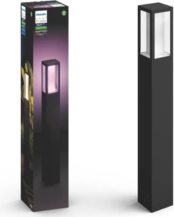 Philips 17432/30/P7 - LED RGB Vonkajšia lampa Hue IMPRESS 2xLED/8W/230V IP44