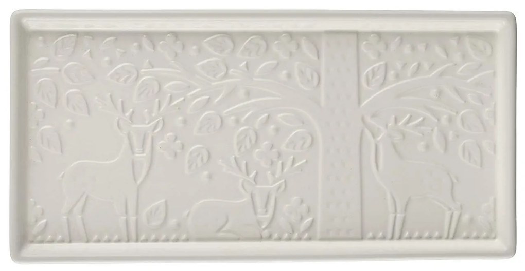 Mason Cash Servírovací podnos IN THE FOREST krémový kamenina 30x14 cm