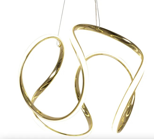 Elegantné moderné LED stropné svietidlo s diaľkovým ovládaním chróm