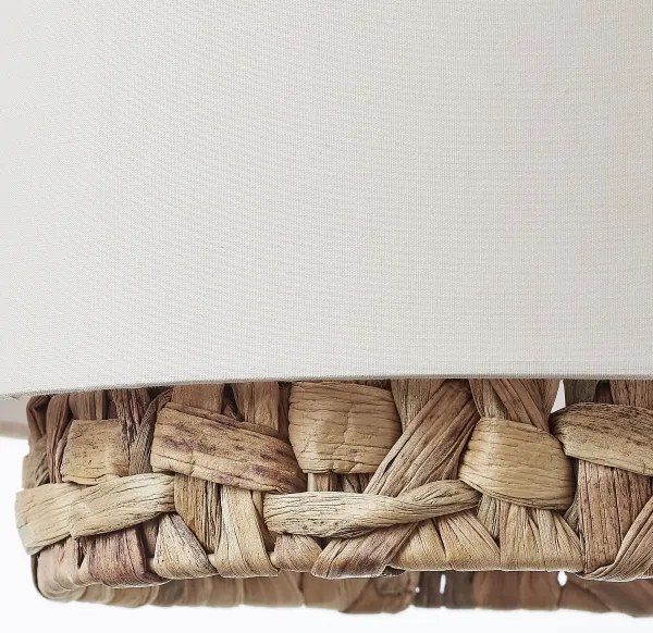 Brilliant - Luster na lanku WATERLILLY 3xE27/60W/230V krémová