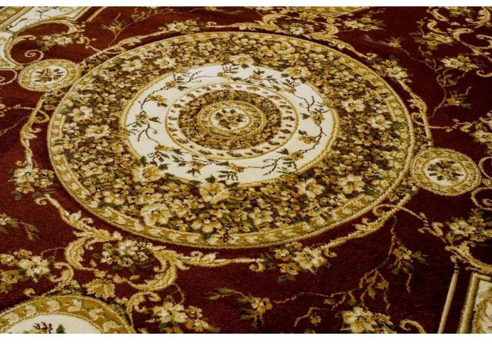 Kusový koberec klasický vzor 3 hnedý . 300x400cm
