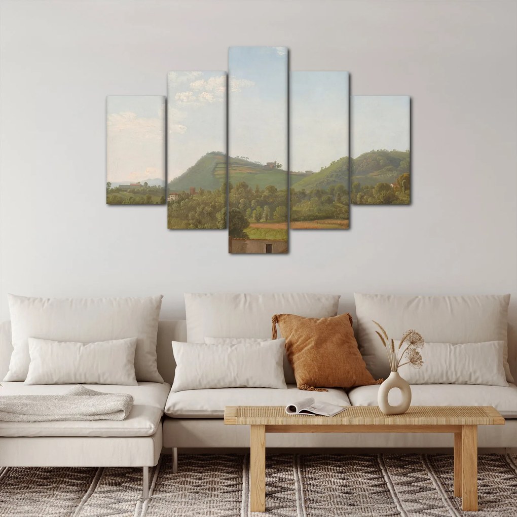 Obraz - Simon Denis,  View Near Naples, reprodukcia (150x105 cm)