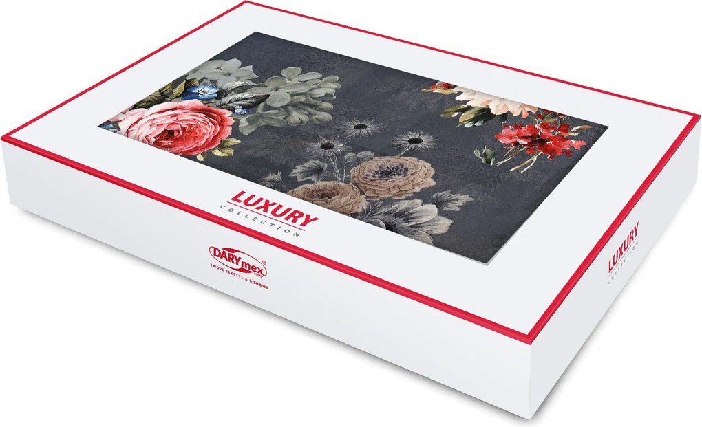 SATÉNOVÉ OBLIEČKY LUXURY MERISA 160X200 CM, 2KS 70X80 CM KVETY