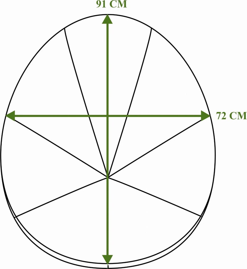 Podsedák do záhradného kresla ACAPULCO 91x72 cm - béžový
