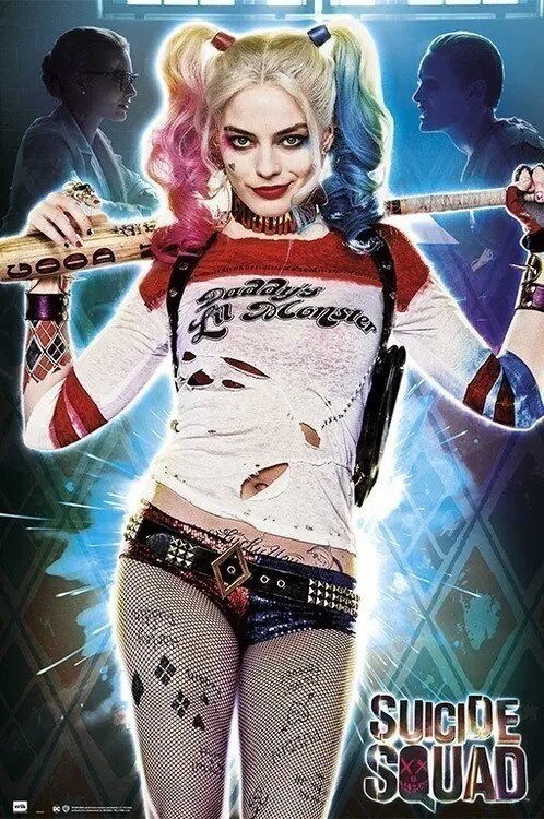 Plagát, Obraz - Suicide Squad - Harley Quinn - Daddy‘s Lil Monster, (61 x 91.5 cm)