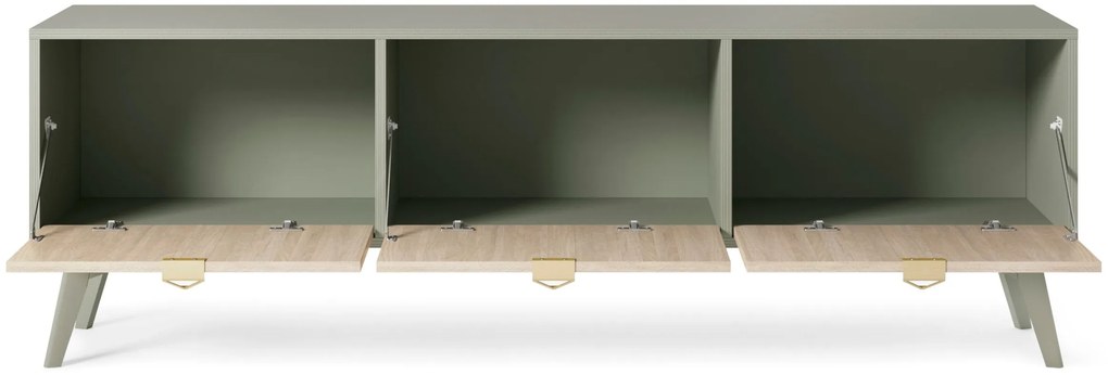 Televízny stolík Forest II 158 cm eukalyptus/béžový