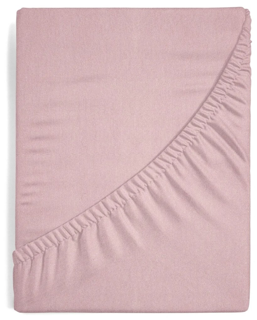 JERSEY PRESTIERADLO 220X240 CM, VÝŠKA 30 CM RUŽOVÉ