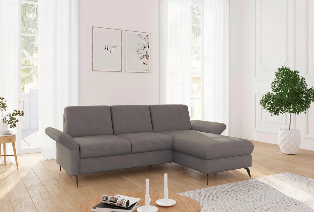 XXXLutz ROHOVÁ SEDAČKA, textil, bahenná hnedá Sit & More - Sedačky - 00014401614B