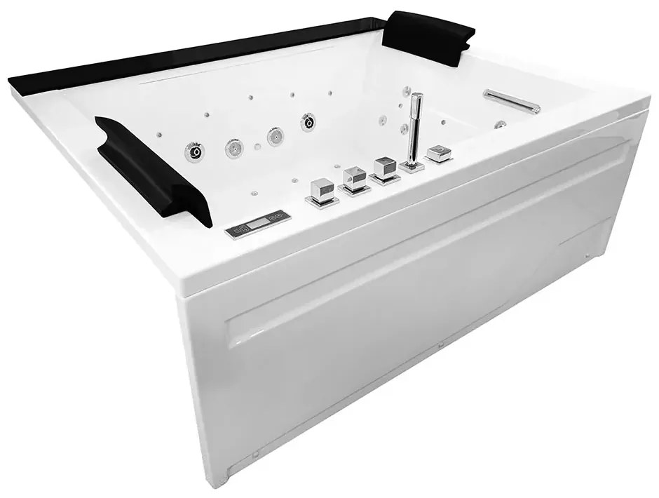 M-SPA - Kúpeľňová vaňa SPA s hydromasážou 180 x 150 x 72 cm (MSPA1285)