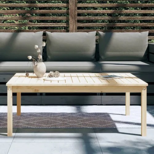 vidaXL Záhradný stolík 121x82,5x45 cm borovicový masív-