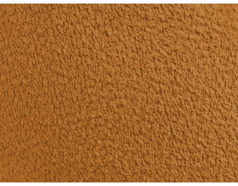 Kreslo z textílie buklé v horčicovej farbe Janissaire – Bobochic Paris