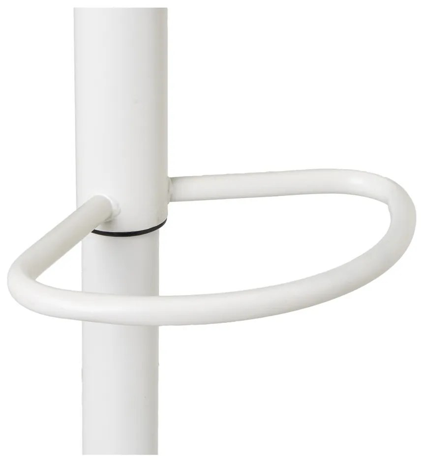 Biele barové stoličky s nastaviteľnou výškou z imitácie kože v súprave 2 ks (výška sedadla 72 cm) – Casa Selección