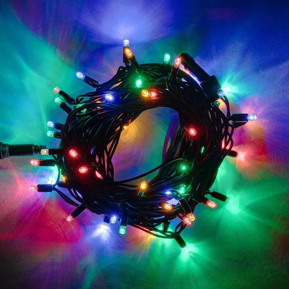 DECOLED LED světelná sada na vánoční stromy vysoké 6-8 m, barevná