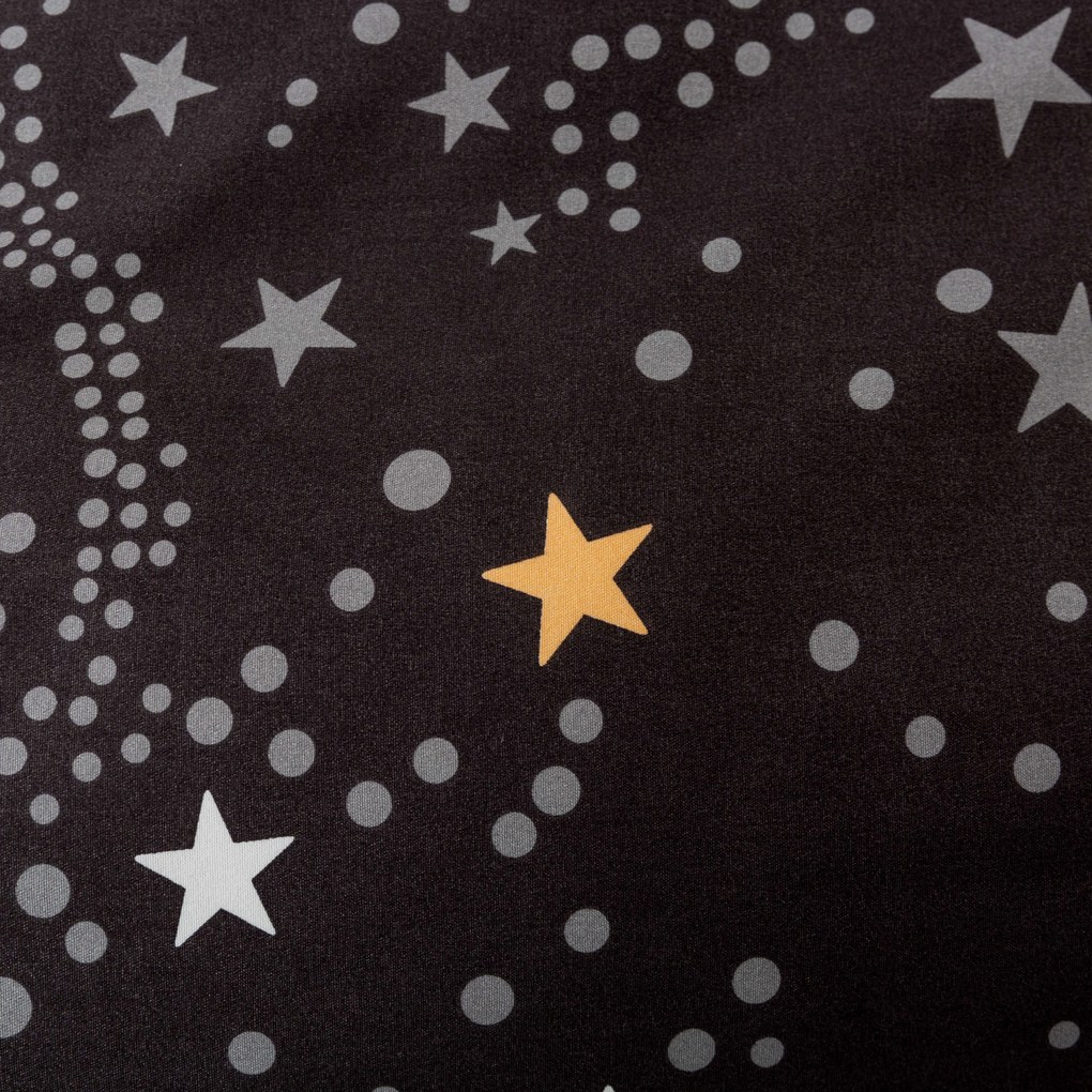 Flanelové obliečky z mikrovlákna STELLAR tmavo sivé Rozmer obliečky: 70 x 90 cm | 140 x 200 cm