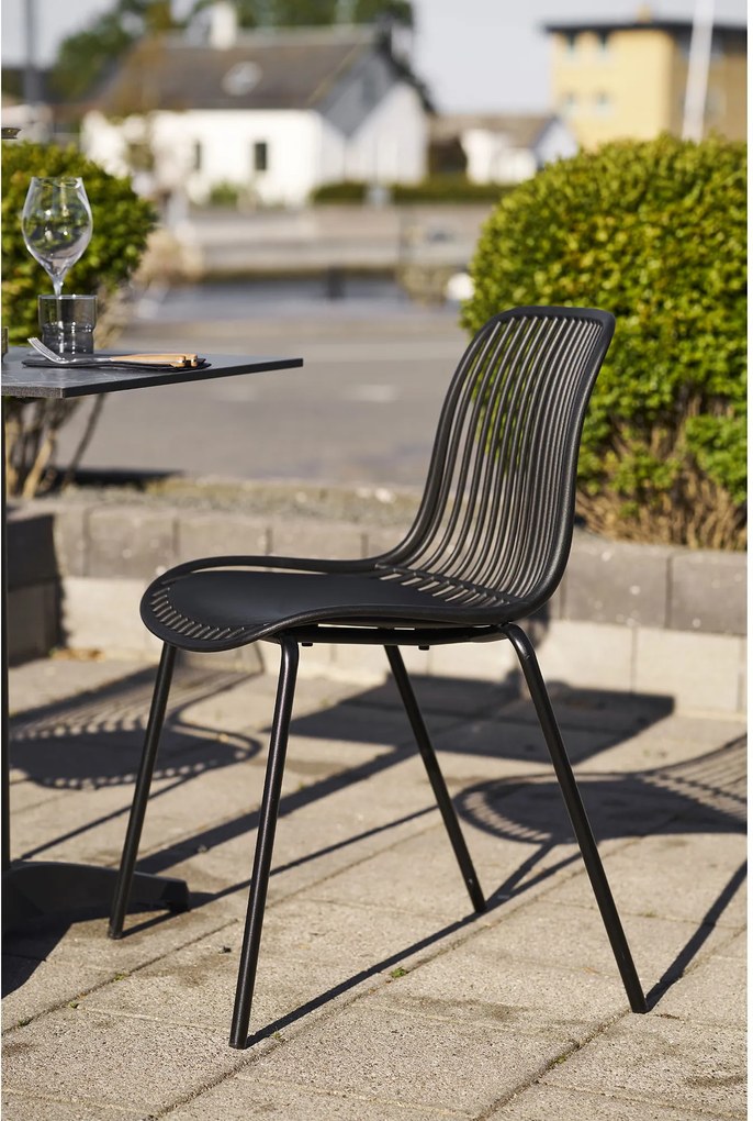 Záhradná stolička Badelia (čierna). Akcia -10%. Vlastná spoľahlivá doprava až k Vám domov. 1146703