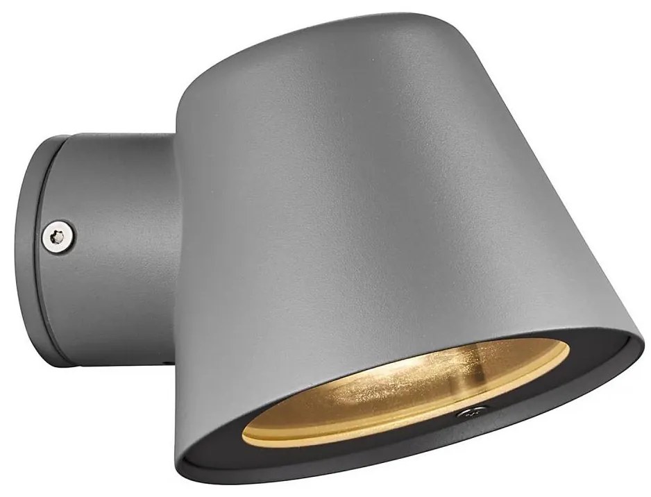 Nordlux - Vonkajšie nástenné svietidlo ALERIA 1xGU10/35W/230V IP44 šedá