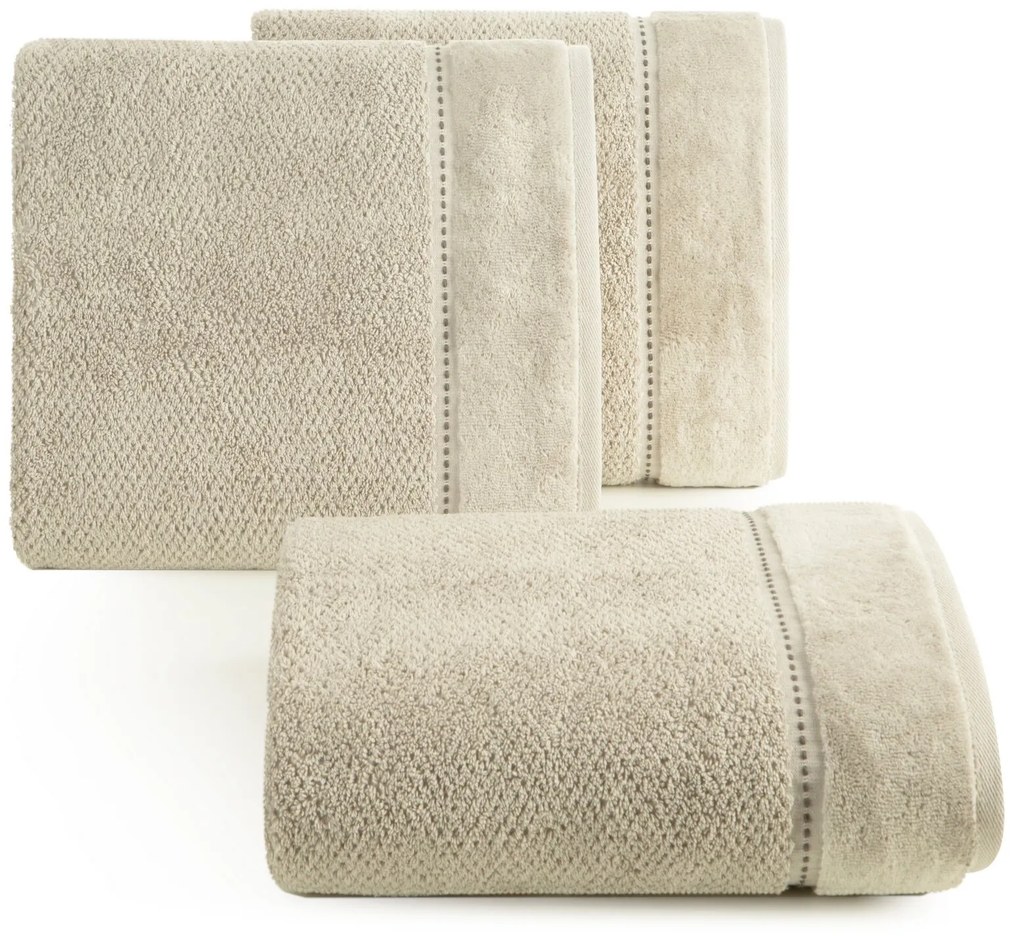 BAVLNENÝ UTERÁK SALADO 70X140 CM BÉŽOVÁ