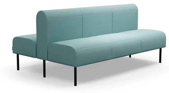 Modulárna pohovka VARIETY, 3 miestna, double, látka Pod CS, tyrkysová