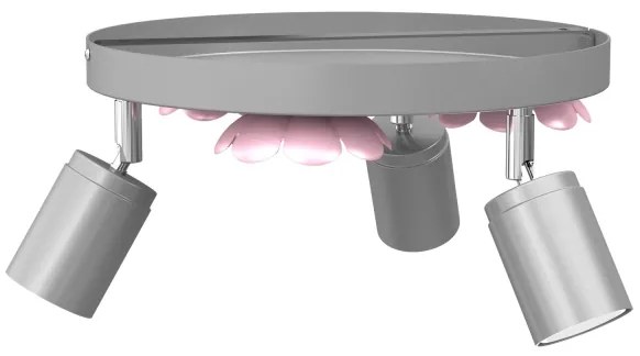 Bodové svietidlo FLOWER 3xGU10/8W/230V matný chróm