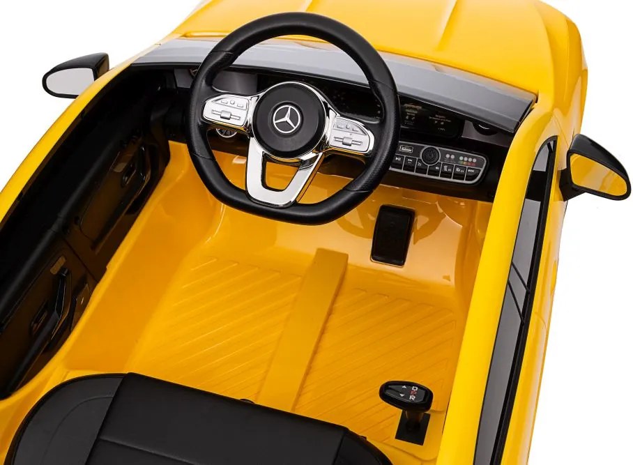 LEAN CARS Mercedes CLA 45s AMG Yellow 4x4 Auto na batérie