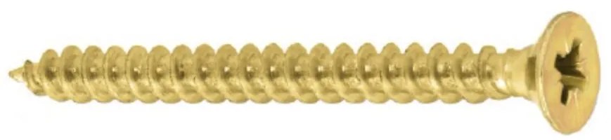 17WK Skrutky tvrdené žlté 5,0X50 150