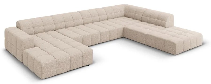 Béžová rohová pohovka (pravý roh/do "U") Chicago – Cosmopolitan Design