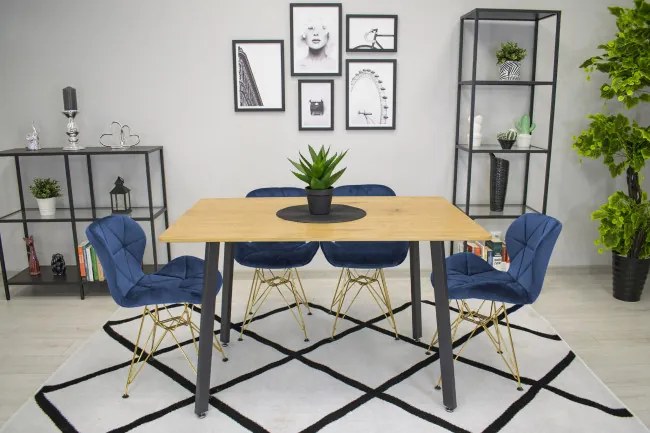 Set štyroch jedálenských stoličiek NEST granátové (4ks)