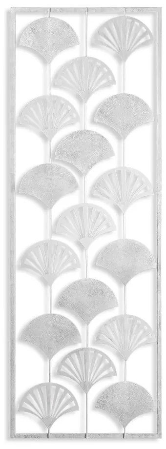 Kovová nástenná dekorácia 32x90 cm Gingko – Wallity