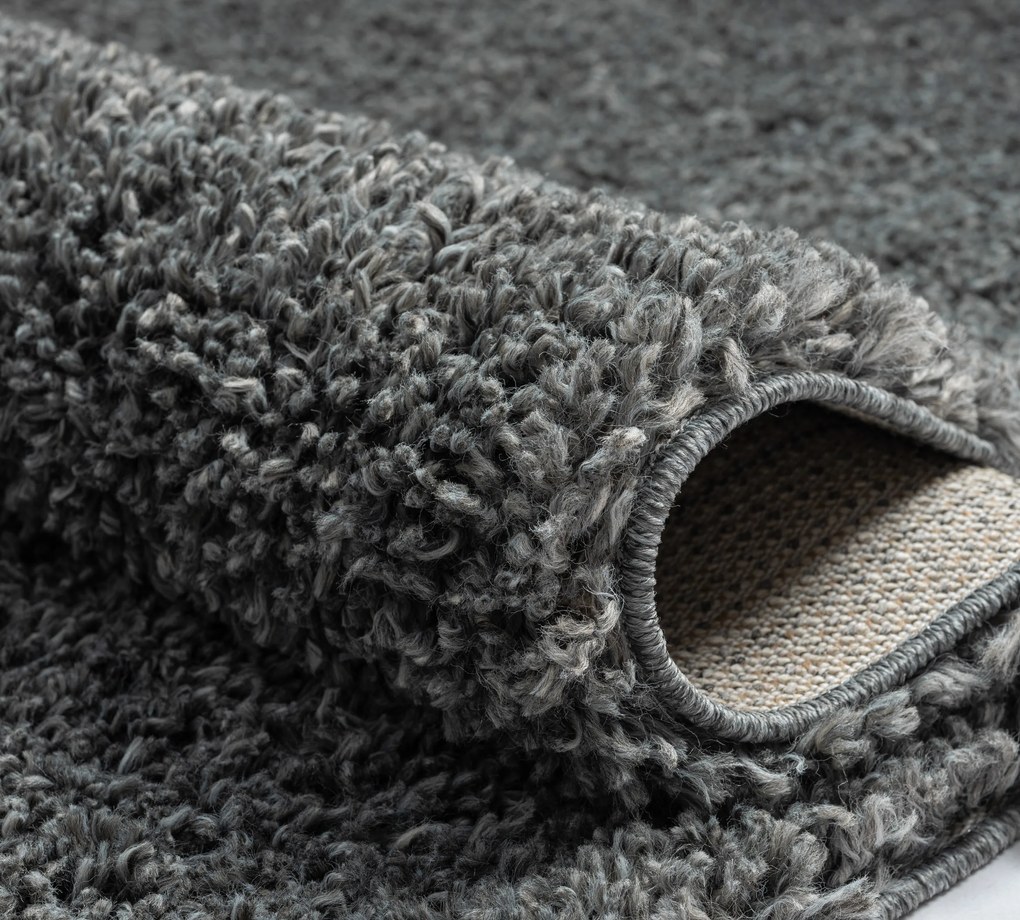 Behúň My Shaggy grau, 80x300, šedá, chodba / predsieň, My Flair