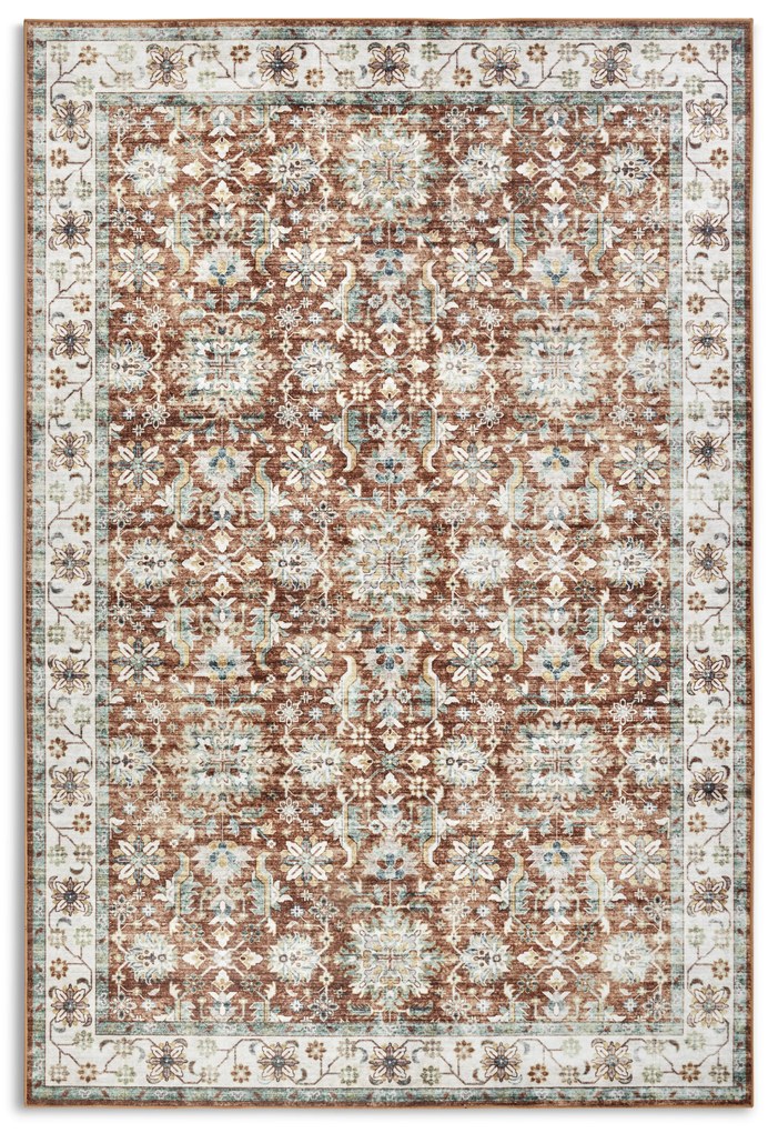 Kusový koberec Imagination New 106045 Red/Cream z kolekcie Elle, 80x150, červená, obývacia izba, ELLE Decoration