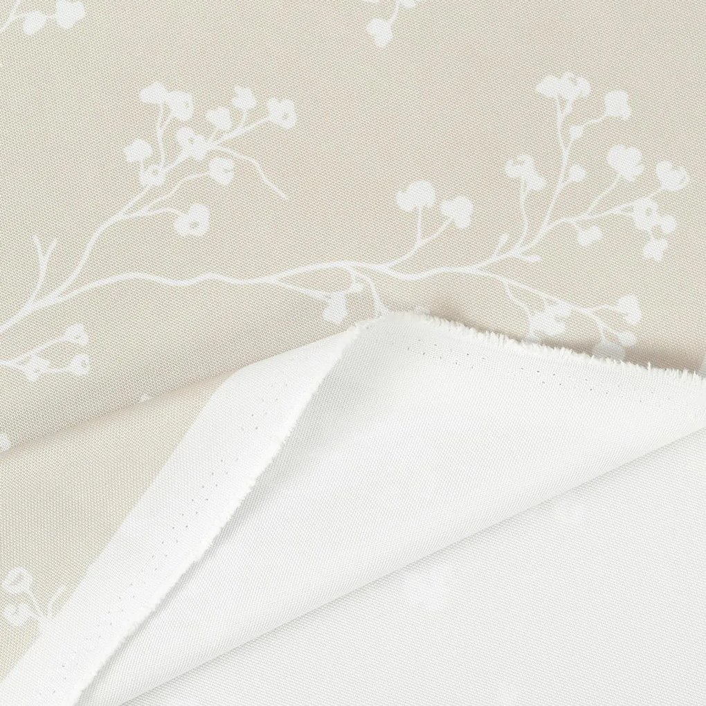 Goldea teflónová látka na obrusy - popínavé rastliny 160 cm