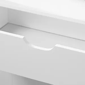 Kúpeľňová skrinka VASAGLE OXYLAS biela