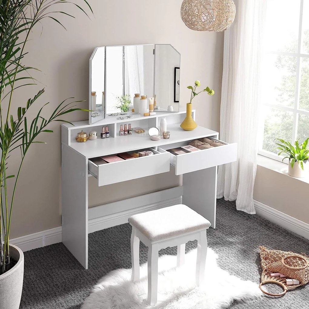 Toaletný stolík SONGMICS RDT115W01
