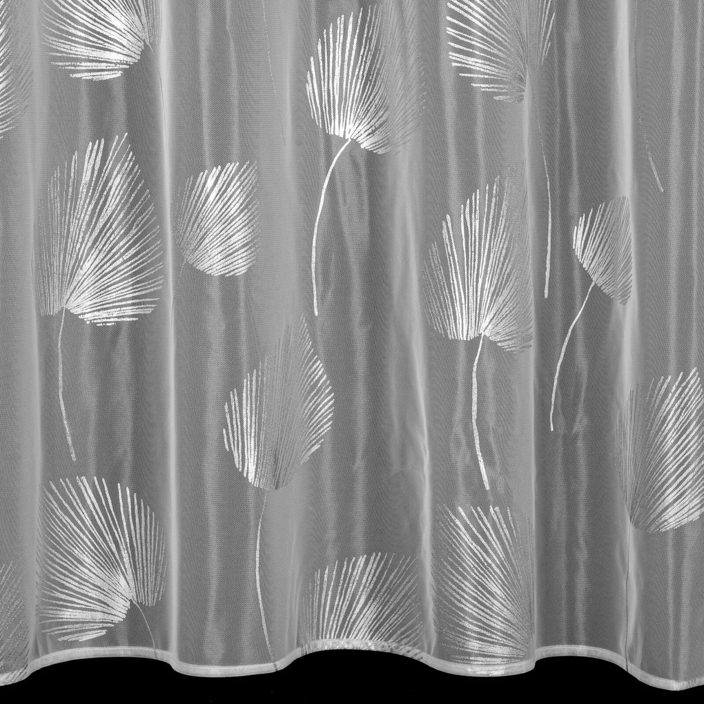 ZÁCLONA NA KRÚŽKOCH HELEN 140X260 CM LISTY